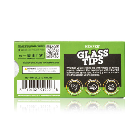 Hemper Glass Filter Tips - 5ct