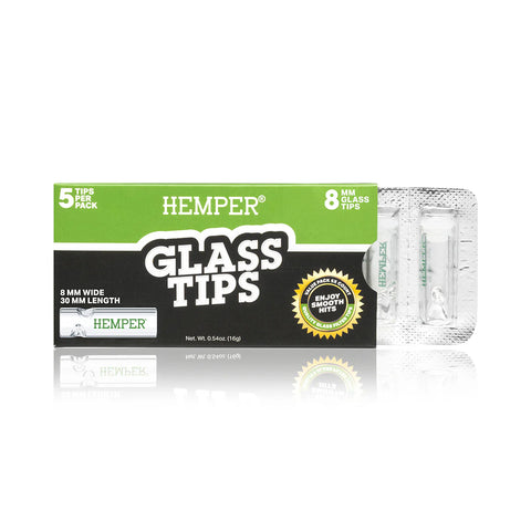 Hemper Glass Filter Tips - 5ct