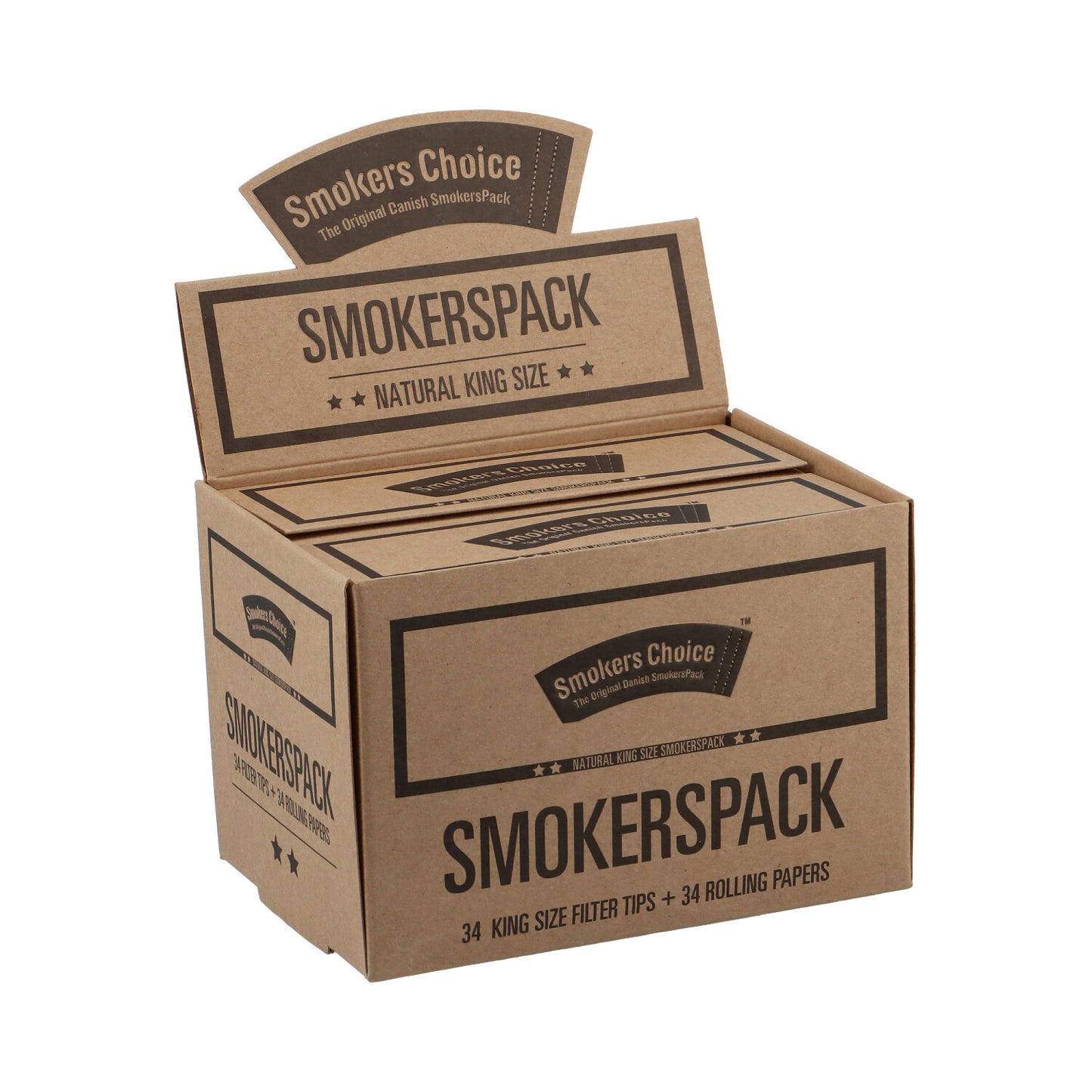 SmokersPack King Size Brown