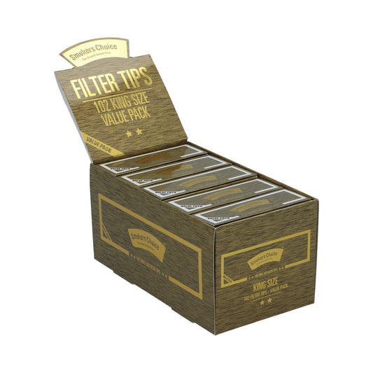 King Size Guld Value Pack Filter Tips Box