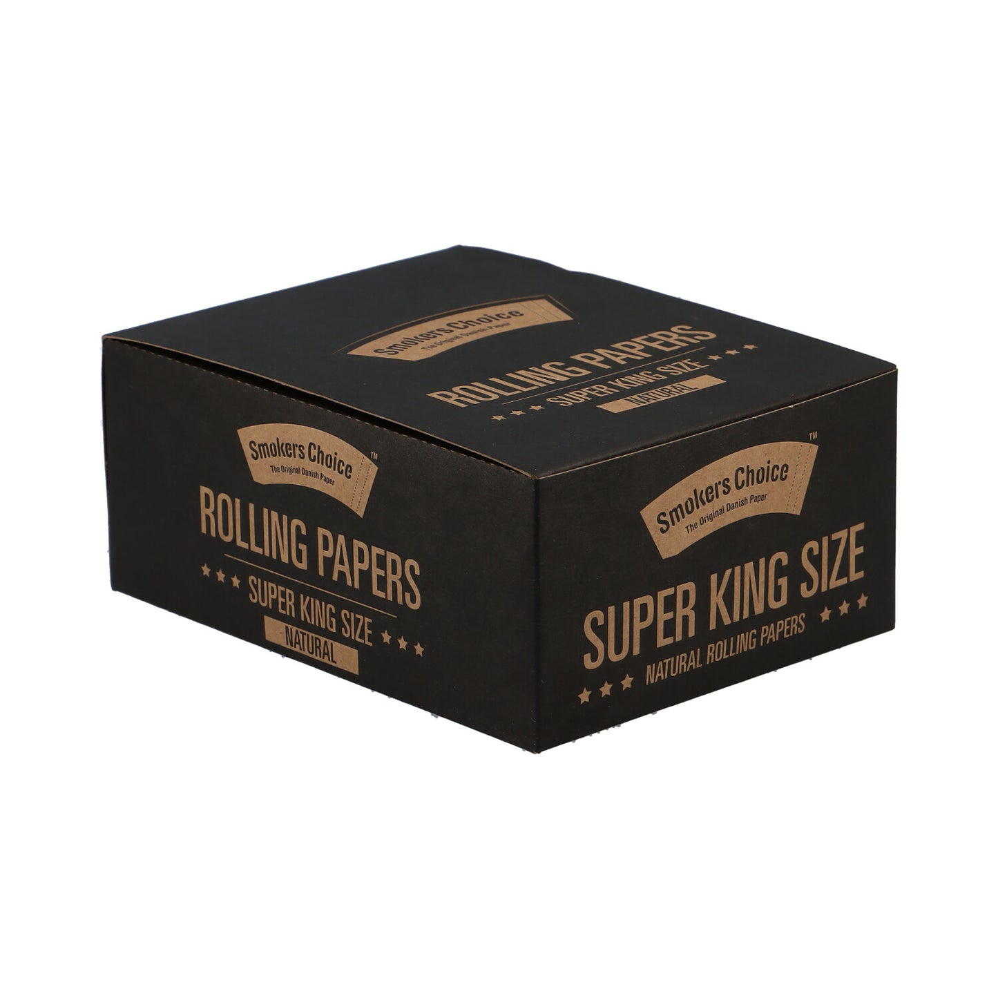 Super King Size Rulle Papir Kasse - Naturlig