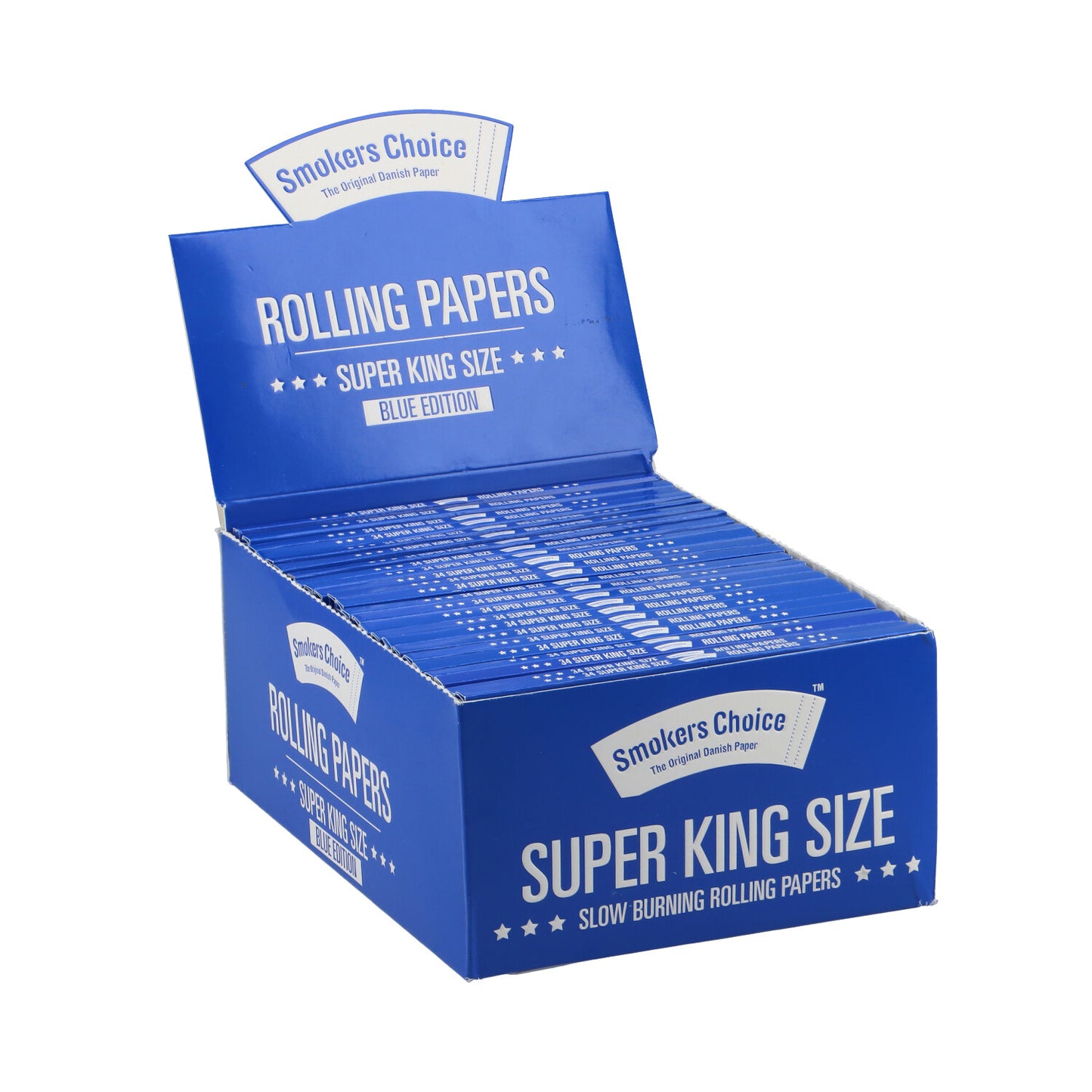 Super King Size Rulle Papir Kasse - Blå
