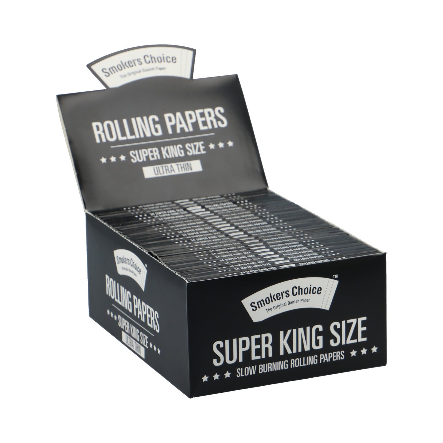 Super King Size Rulle Papir Kasse - Sort