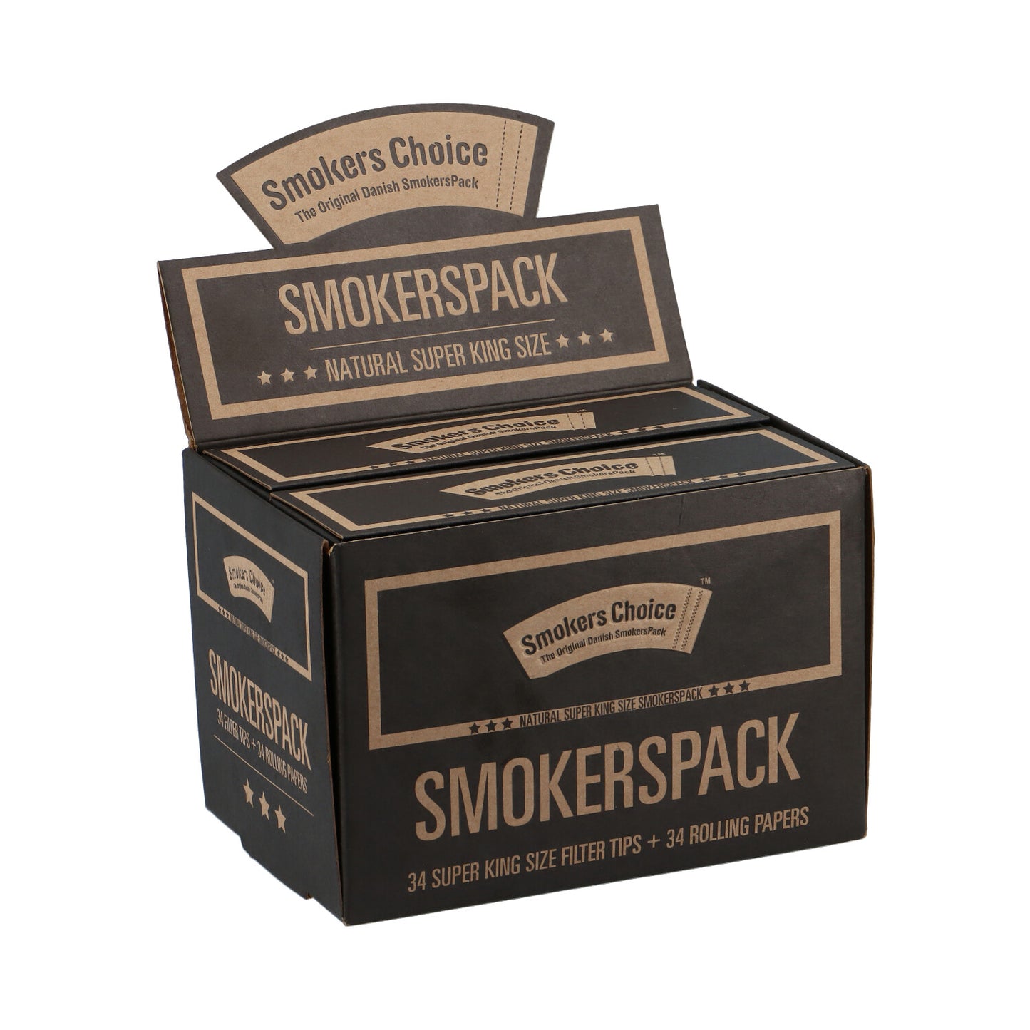 SmokersPack Super King Size Brown
