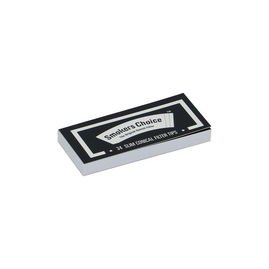 Filter Tips Slim Conical Black